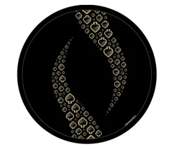 Tapis de cartes rond 100 cm Pique Forest