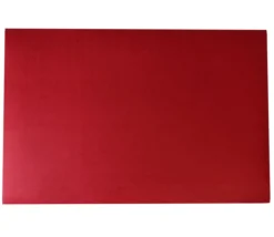 Tapis de cartes rouge 40 x 60 cm feutrine dos latex