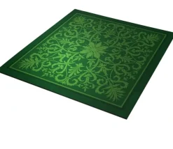 Tapis de cartes Vert Arabesques 40 x 40 cm