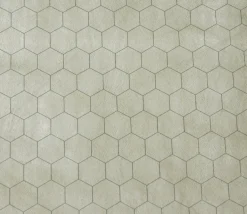 Tapis de jeu recto-verso battlemap carré et hexagone effaçable plateau 66 x 60 cm