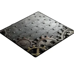 Tapis de jeux 40 x 40 cm motif engrenage