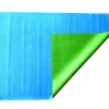 Tapis jeu recto bleu- verso vert Megamat hexagone effaçable plateau 122 x 88 cm