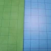 Tapis jeu recto-verso Bleu/Vert Megamat carré effaçable plateau 122 x 88 cm