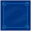 Tapis jeu 60 x 60 cm Tarot bleu Pique Forest