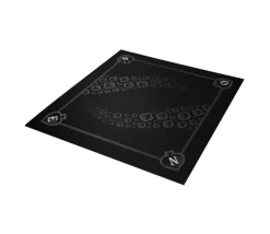 Tapis jeu 60 x 60 cm Tarot noir Pique Forest