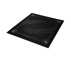 Tapis jeu 60 x 60 cm Tarot noir Pique Forest