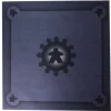 Tapis Meeple gris Multijeux 60x60 cm