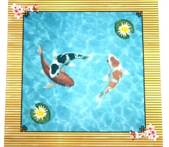Tapis Multijeux 60x60 cm bassin japonais