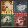 Tapis souple jeu petits chevaux elfes 50 x 50 cm sans pions