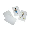 10 étiquettes autocollantes 99.1x57 mm rectangles pour cartes à jouer