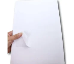 10 étiquettes autocollantes 80x50 mm rectangles coins arrondis pour cartes à jouer