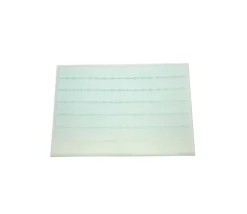 112 étiquettes 12 x 18.3 mm autocollantes blanches rectangulaires coins arrondis