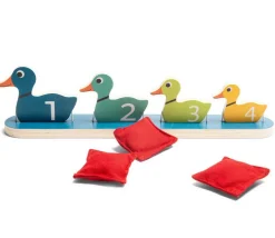 Tir aux canards en bois - chamboule tout