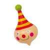 Toupie Clown en bois 5.6 cm de haut