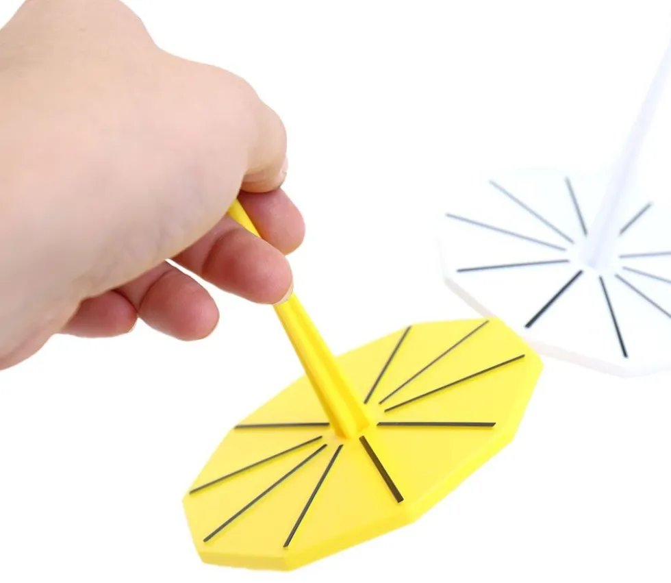 Toupie géante neutre personnalisable - roulette 10 cm