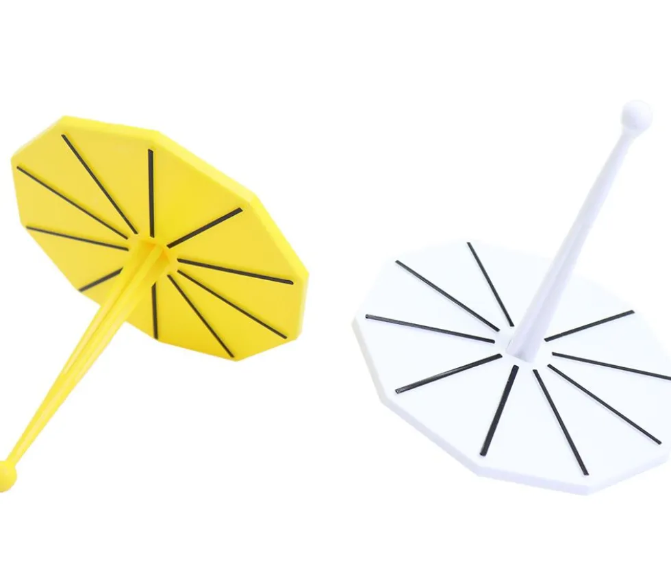 Toupie géante neutre personnalisable - roulette 10 cm