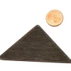 Triangle rectangle isocèle noir 67 x 47 x 8 mm en bois
