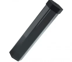 Tube plastique de rangement noir 38 cm