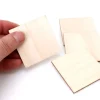Tuile carrée 5 x 5 cm en bois CP brut