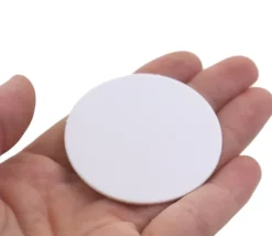 15 Tuiles rondes blancs 50 mm jetons ronds épais à personnaliser
