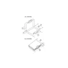 Valisette A4 vide de 31.5 x 24 x H 6 cm pour jeu