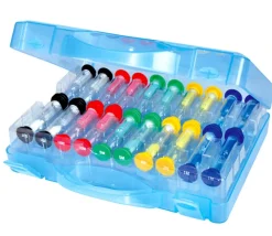 Valisette 20 sabliers pour jeux : 30 sec,1,3,5 et 10 minutes - 9 cm MM