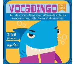 Vocadingo CM1 CM2 - jeu vocabulaire et orthographe basé sur les anagrammes