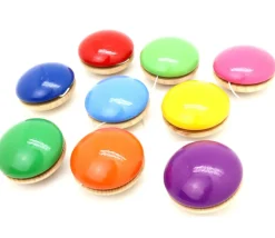 Yoyo en bois Bicolore à l'unité 5,6 cm